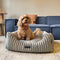 NEW COLLECTION: Low Front Grey Velour Corduroy Bolster with Removable Parts