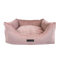 NEW COLLECTION: Low Front Pink Micro Corduroy Bolster with Removable Parts