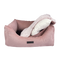 NEW COLLECTION: Low Front Pink Micro Corduroy Bolster with Removable Parts