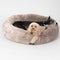 Two Tone Taupe Plush Donut
