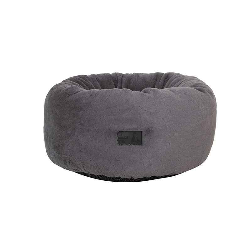 Charcoal Luxe Plush Donut