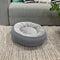 SAMPLE SALE: Boucle Grey Reversible Cat Donut