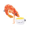 BBQ Prawn & Dipping Sauce Plush Toy with Squeaker