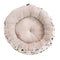 ON SALE NOW! 50% OFFI! Leo Spot Taupe Removable Cushion Round Bed