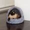 Moggy Treats Grey Hooded Pet House