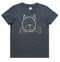 Dog with a Bone Dark Blue Kids Unisex T-Shirt