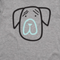Sad Pup Grey Marle Kids Unisex T-Shirt