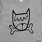 Dog with a Bone Grey Marle Kids Unisex T-Shirt