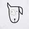 Ears Up Dog White Kids Unisex T-Shirt