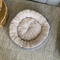 SAMPLE SALE: Hamptons Stripe Round Medium Bed with Removable Cushion