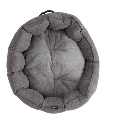 Water Resistant Grey High Side Shell Bed Cushion