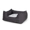 Water Resistant Charcoal High Side Square Bed