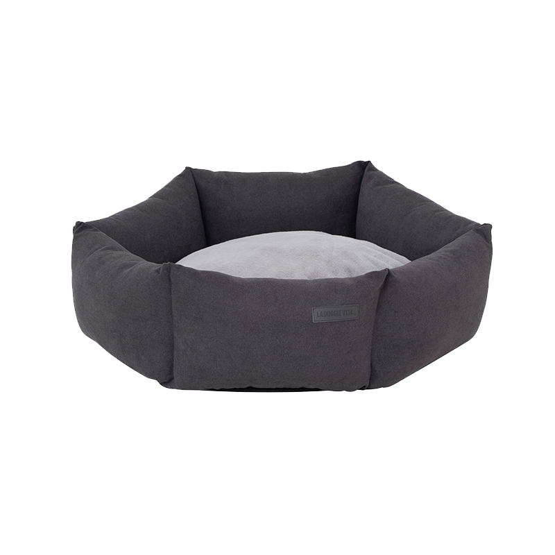 Zip Off Hexagonal Charcoal Sofa Bed with Removable Parts