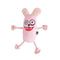 Psycho Bunny Plush Rope Toy With Squeaker