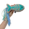 50% OFF! ON SALE! Gone Fishin' Plush Cat Toy With Feather and Bell