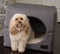 Water Resistant Dog Cube Grey Cushion