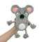 Krazy Koala Plush Rope Toy With Squeaker