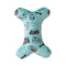 NEW COLLECTION: Dog Treats Reversible Charcoal Mint Plush Bone Toy with Squeaker