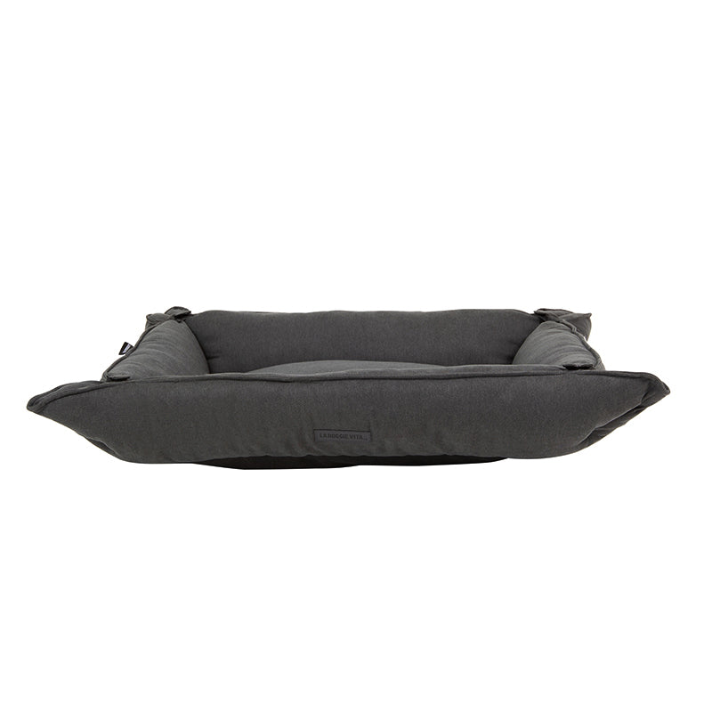 2-in-1 Charcoal Sofa Travel Bed