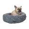 Dog Treats Charcoal Removable Cushion Round Bed