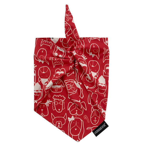 Holiday Dog Central Red Bandana