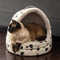 Leo Spot Taupe Hooded Pet House