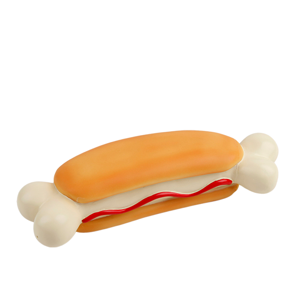 La Doggie Vita Hot dog squeaky toy