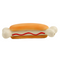 La Doggie Vita Hot dog squeaky toy