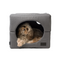 Water Resistant Dog Cube Grey