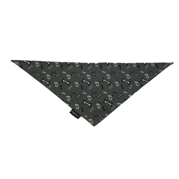 Sugar Doggy Charcoal Bandana