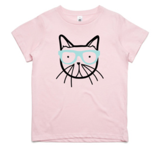 Kitty Club Pink Kids Unisex T-Shirt