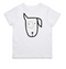 Ears Up Dog White Kids Unisex T-Shirt